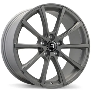 Braelin – BR09 – Black – 19″x8.5″ 35mm – All weather Wheels – BR09-1985-65GT+35E601